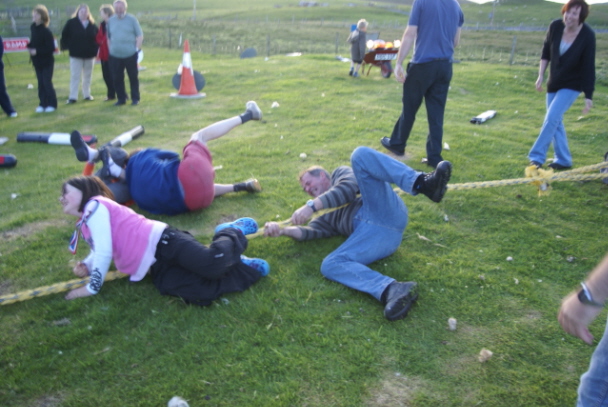 Leslie gives his all