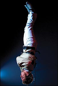 Escapologist Jonny Marx at the Hippodrome