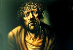 Peter Howson, 'Ecce Homo' 2003 Oil on canvas, Private collection, Photograph courtesy Flowers East, London, in the 'Presence' exhibition