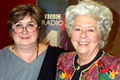 Jenni Murray with Betty Boothroyd