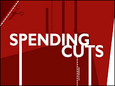 spending cuts logo