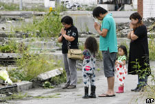 Tsunami survivors