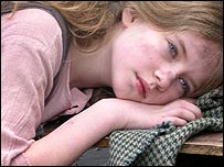 River Mace as the young Cosette in Les Mis&eacute;rables