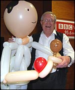 Ed with his 'English' pal