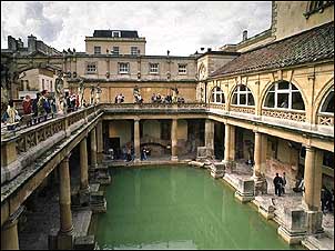 Roman baths in Bath