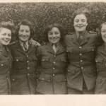 Picture Left to right-Pat, Helen, Kay, Miriam ,Irene (Peggy)