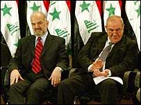  ایاد علاوی اور ابراہیم جعفری