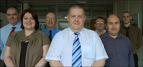 Staff at Salford Van Hire Maintenance 