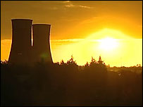 Sunset at Tinsley Towers, 2008