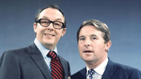 Legendary British comedy duo Eric Morecambe and Ernie Wise