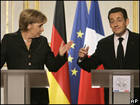 سارکوزی و مرکل