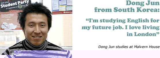 Grammar challenger Dong Jun from South Korea