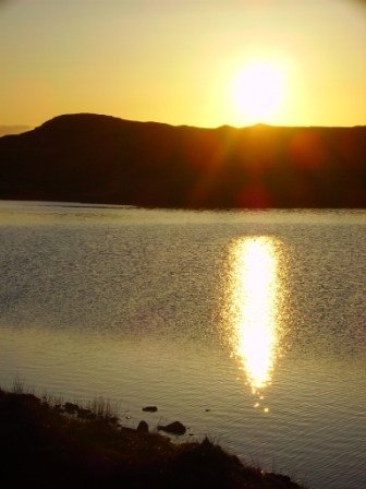 Lewis loch, sunrise