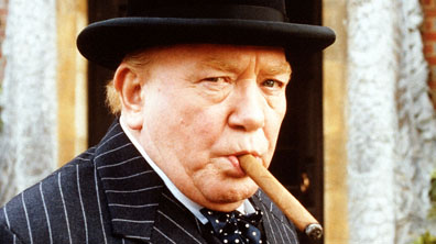 Churchill (Albert Finney)