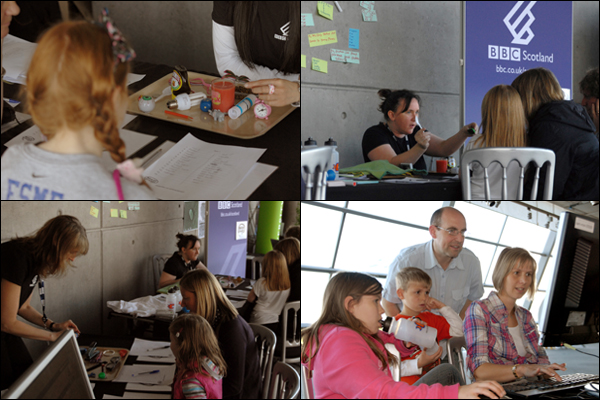 Children being taught memory techniques.