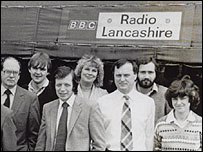 BBC Radio Lancashire staff from the 70s