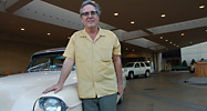 Tad Pierson and his Cadillac