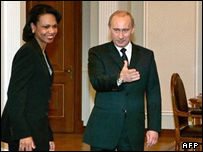 Rice Putin