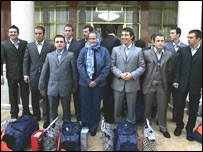 نظاميان بريتانيايی در فرودگاه تهران