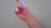 rainbow finger...
