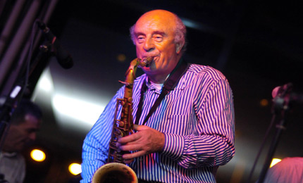 Saxophonist, Harry Connolly . 