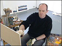 Liam Spencer painting