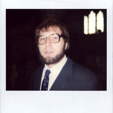 David Walliams make-up polaroid