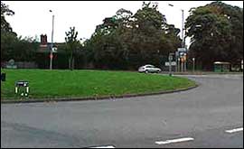 Roundabout at Tyburn and Chester roads