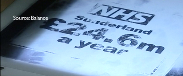 Graphic showing cost of drink related admissions to Sunderland hospitals. £24.6m