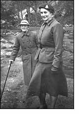 Vera and friend on their travels