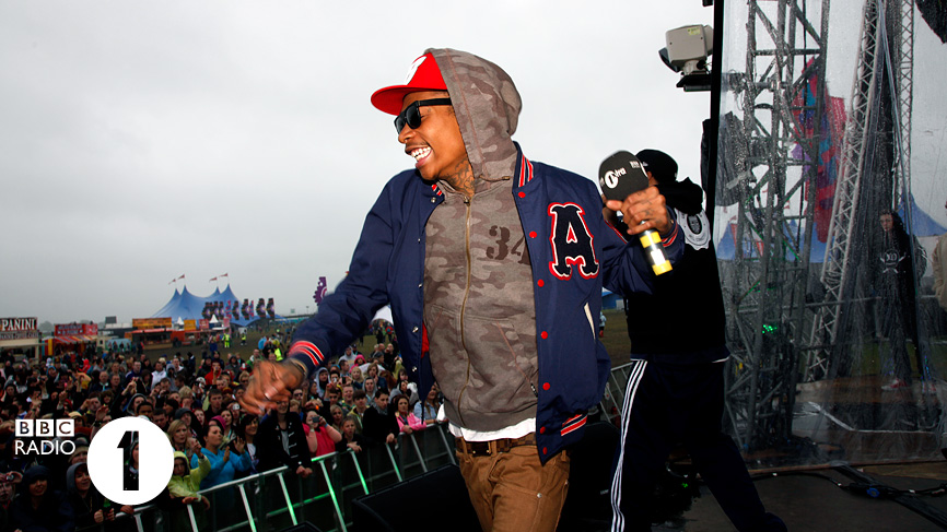 Wiz Khalifa opens the Outdoor Stage