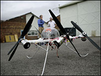 Tumbleweed robot helicopter