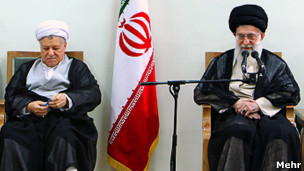 رفسنجانی و خامنه ای