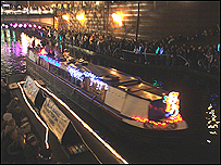 Canal Boat Light Parade