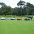 The Magnificent Seven Cars lined up on the lawn