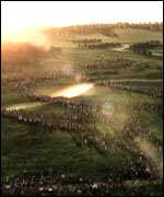 I found myself running from a battlefield