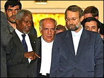 عنان و لاريجانی