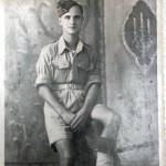 Charles Rohrbach during his time in North Africa in 1942.