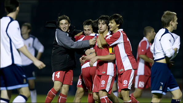 Scotland's Under-17s lose 2-1 to Georgia at Stark's Park