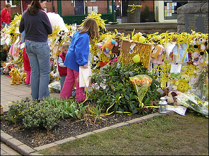 People looking at the messages