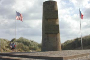 Utah Beach memorial by Bob Lister