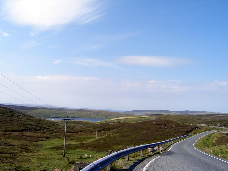 The road to Collafirth