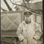 Michael Mathews on board HMS Salopian