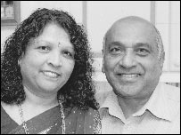 Lalubhai Patel and his wife