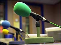 Microphones in a studio