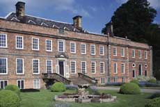 East Front of Erddig across the garden