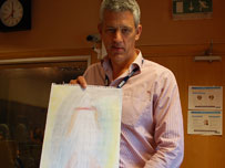 Kevin with his aura picture