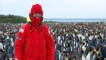 Harriet surrounded by king penguins at Salisbury Plain, South Georgia – this is one of the bigger colonies at South Georgia and the breeding population at this colony numbers many tens of thousands of pairs.
