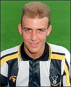 Mark Draper in a classic Notts shirt