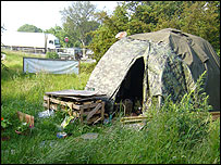 Tent in Camp Bling